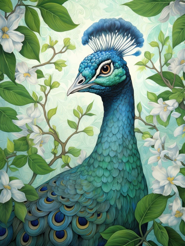 Blue Peacock
