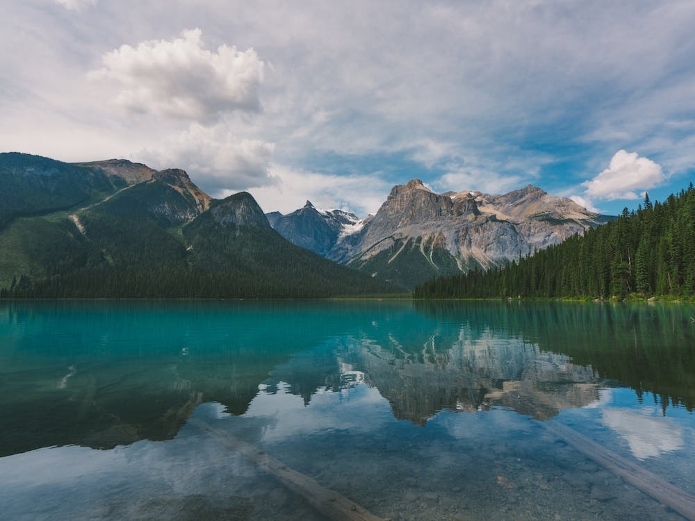 Granite Mountains In Yoho National Park Canada