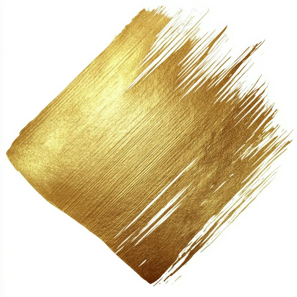 Gold Paint Brush Stroke 1