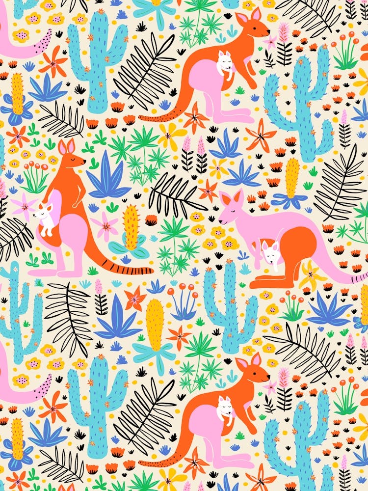 Cute Kangaroos Australian Wildlife 1