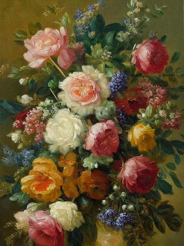 Bourvardia Painting 4 Flower