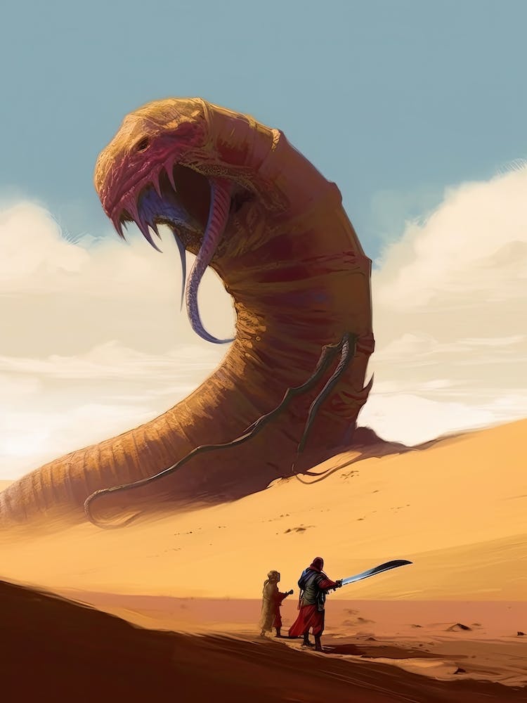 Dune Sandworm Desert