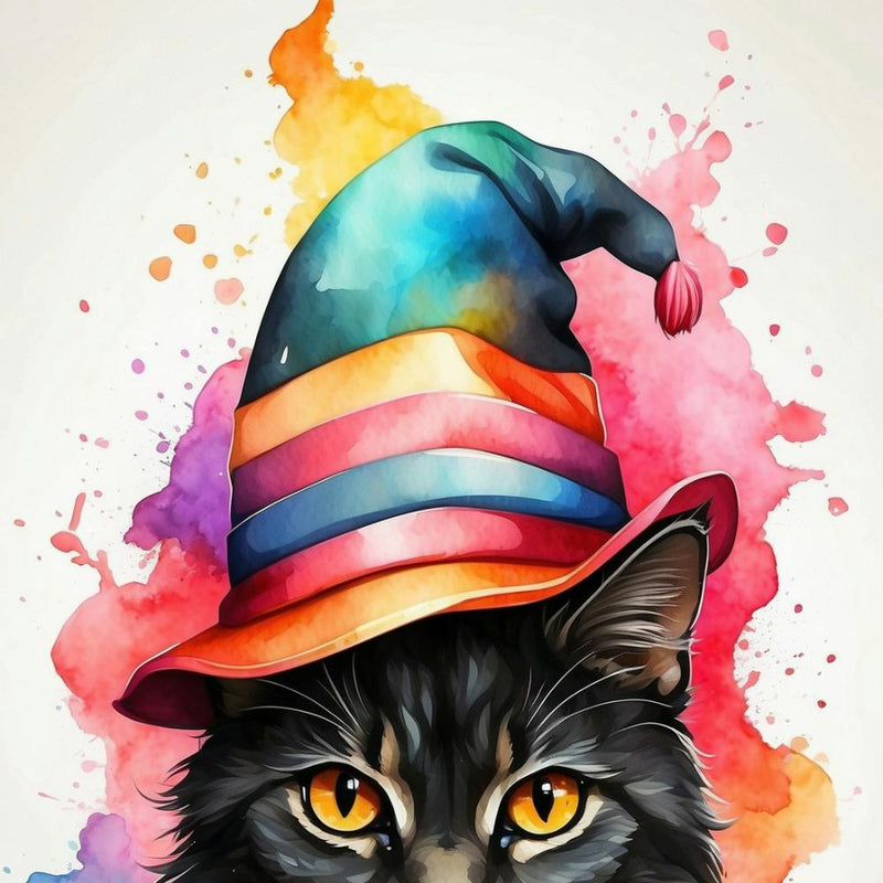 Black Cat In A Hat