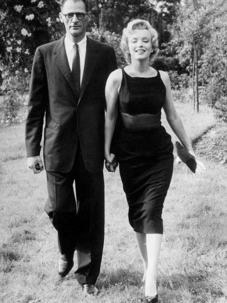 Marilyn Monroe With Her Husband Arthur Miller C