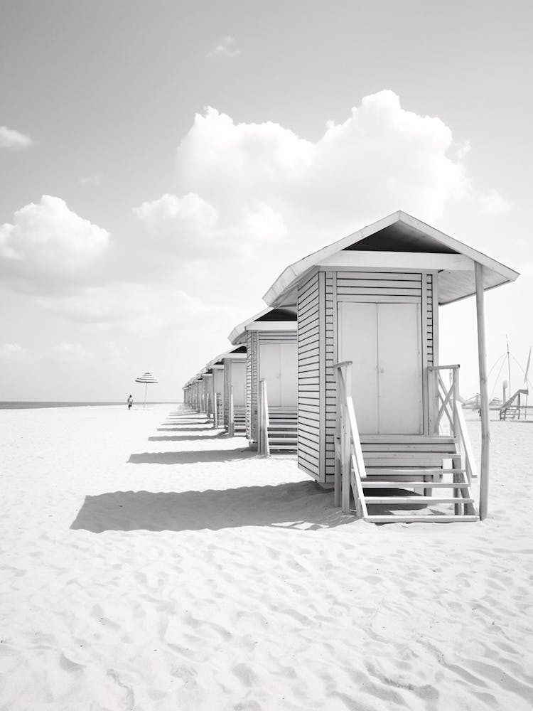 Forte Dei Marmi, Italy, Black And White Photography 4