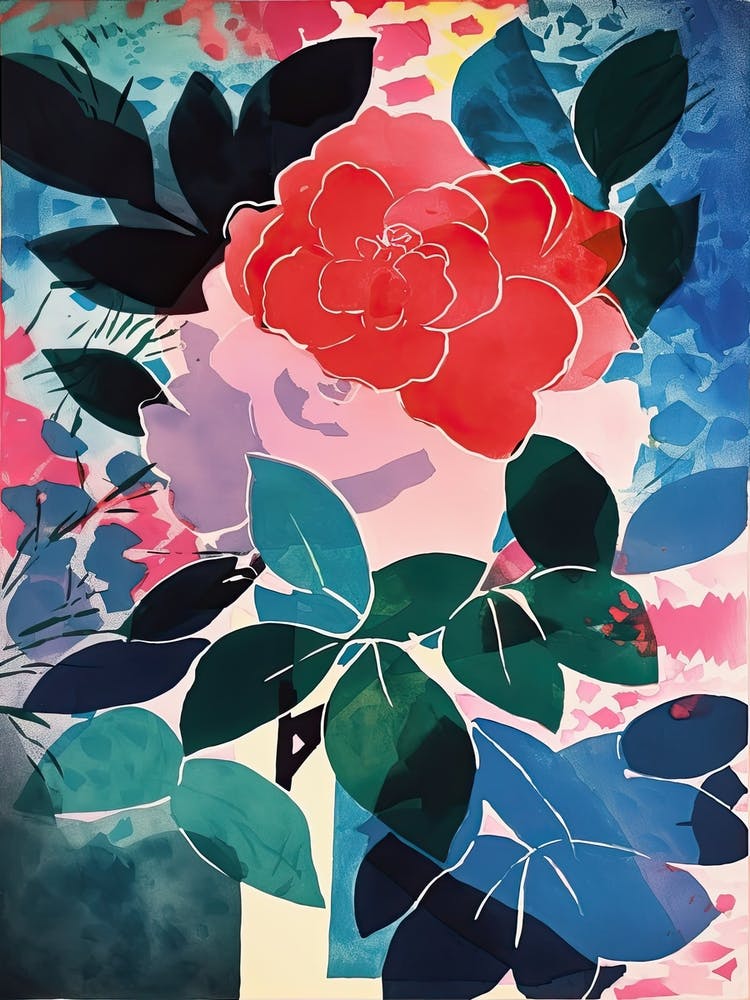 Camellia Flower Illustration 3