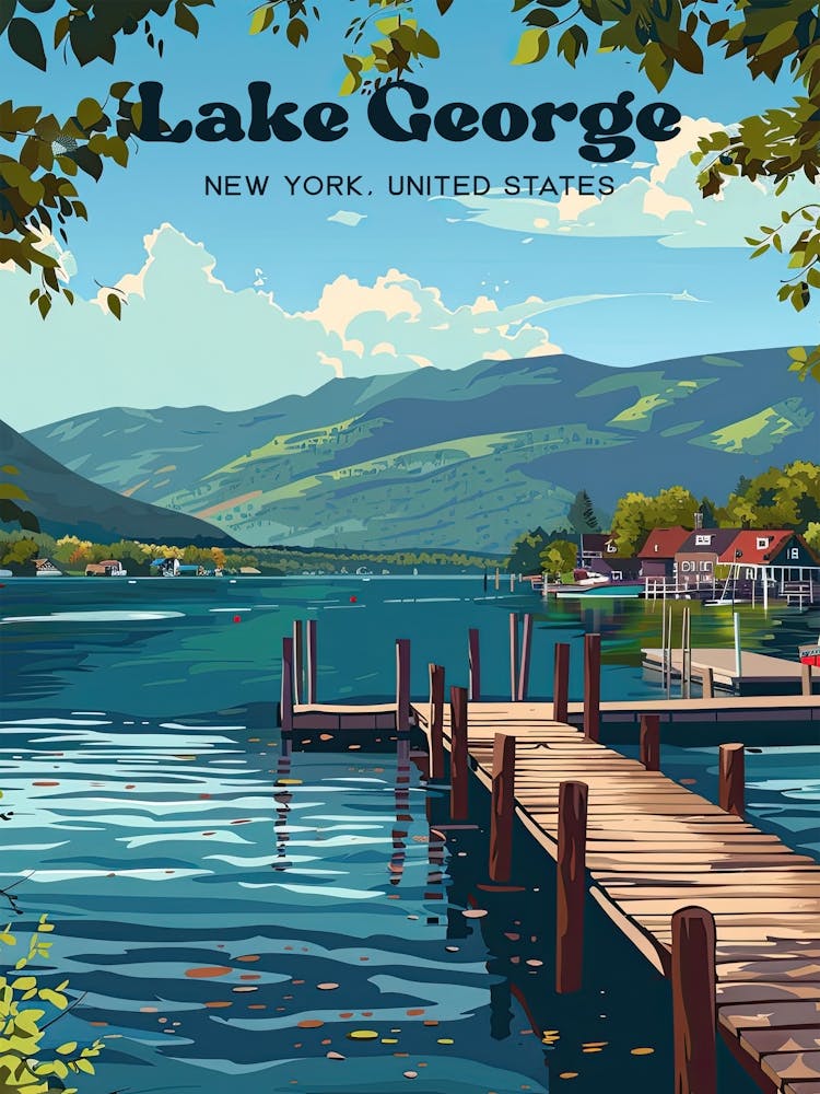 Lake George Queen Of American Lakes Travel Art