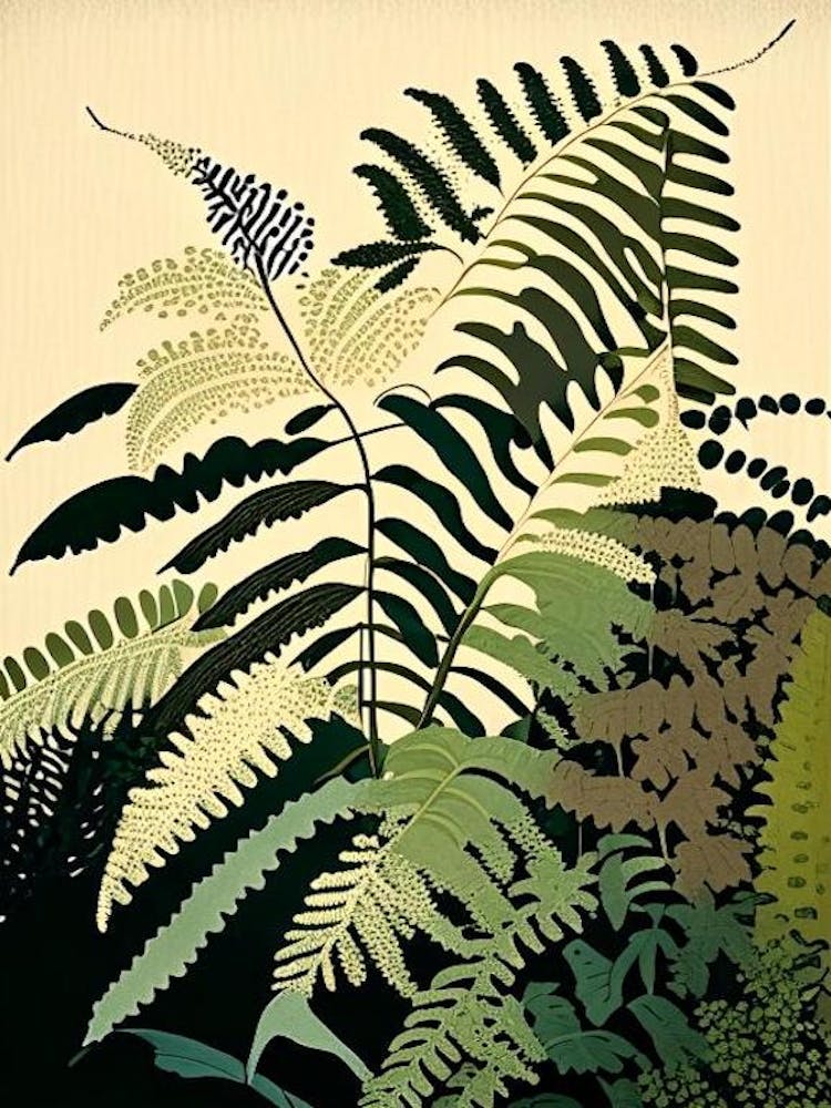 Japanese Climbing Fern Rousseau Inspired