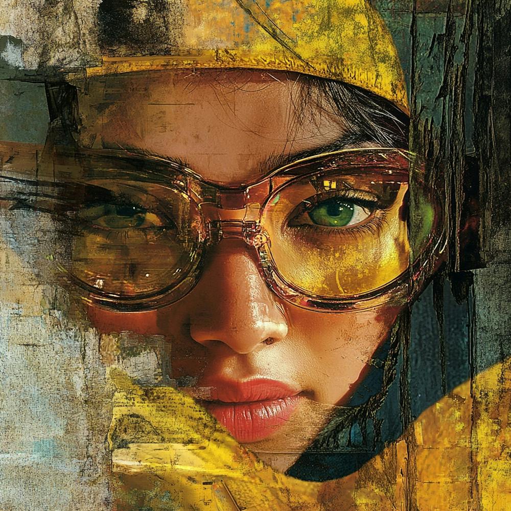 Woman In Glasses 2