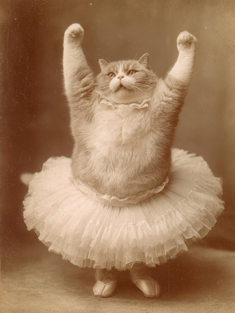 Ballerina Cat 1