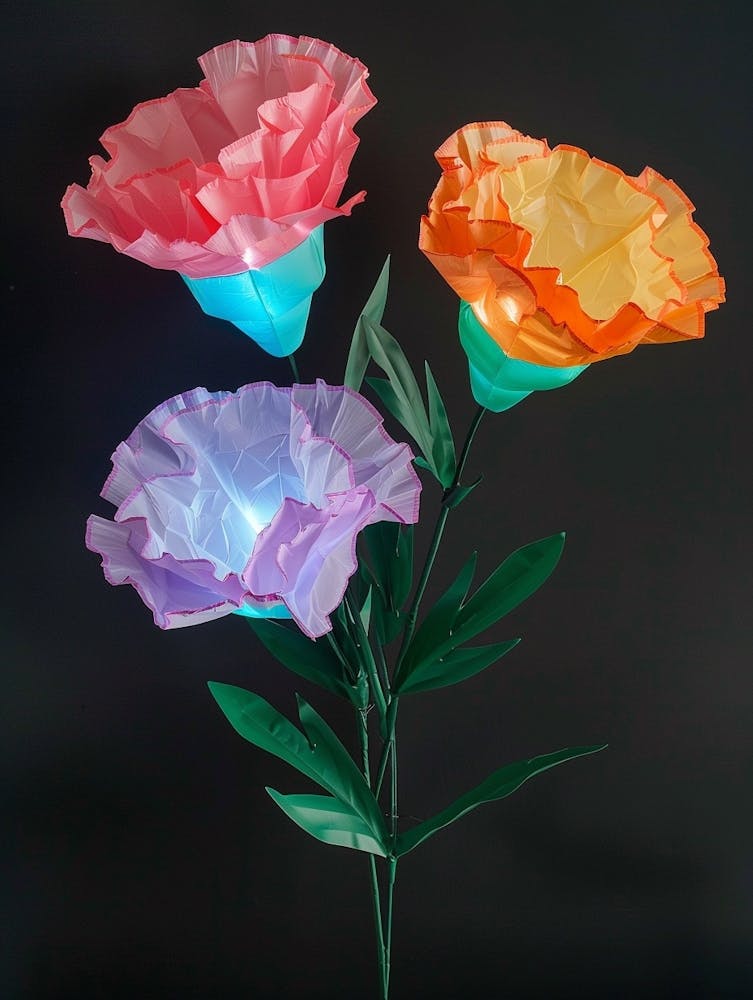 Bright Inflatable Flowers Carnations 1