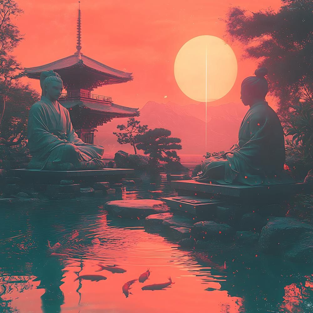 Futuristischer Samurai-Garten 5