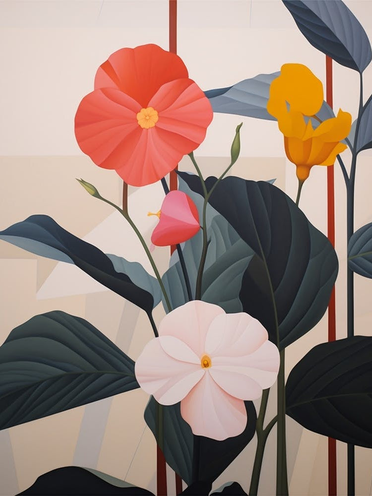 Flower Illustration Impatiens 2