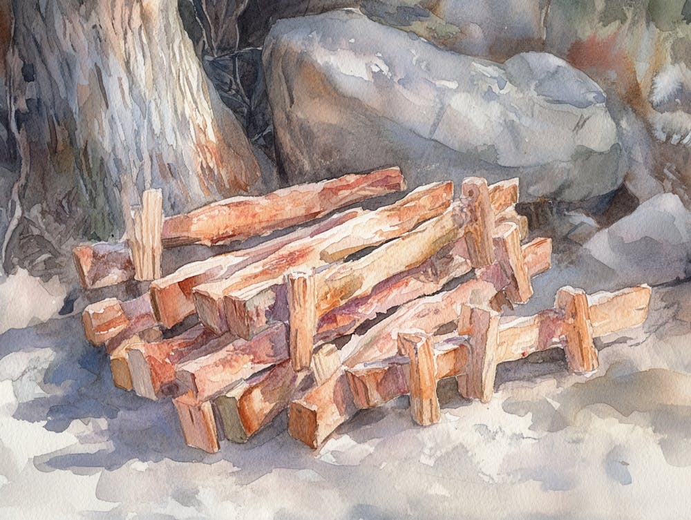 Logs By The Fire