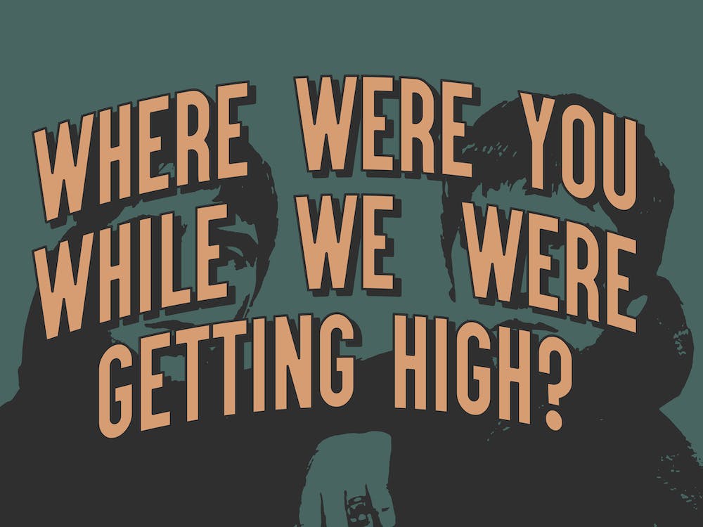 Oasis Champagne Supernova Green Print