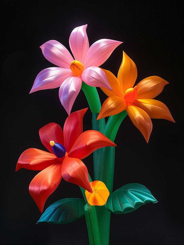 Bright Inflatable Flowers Passionflower 3