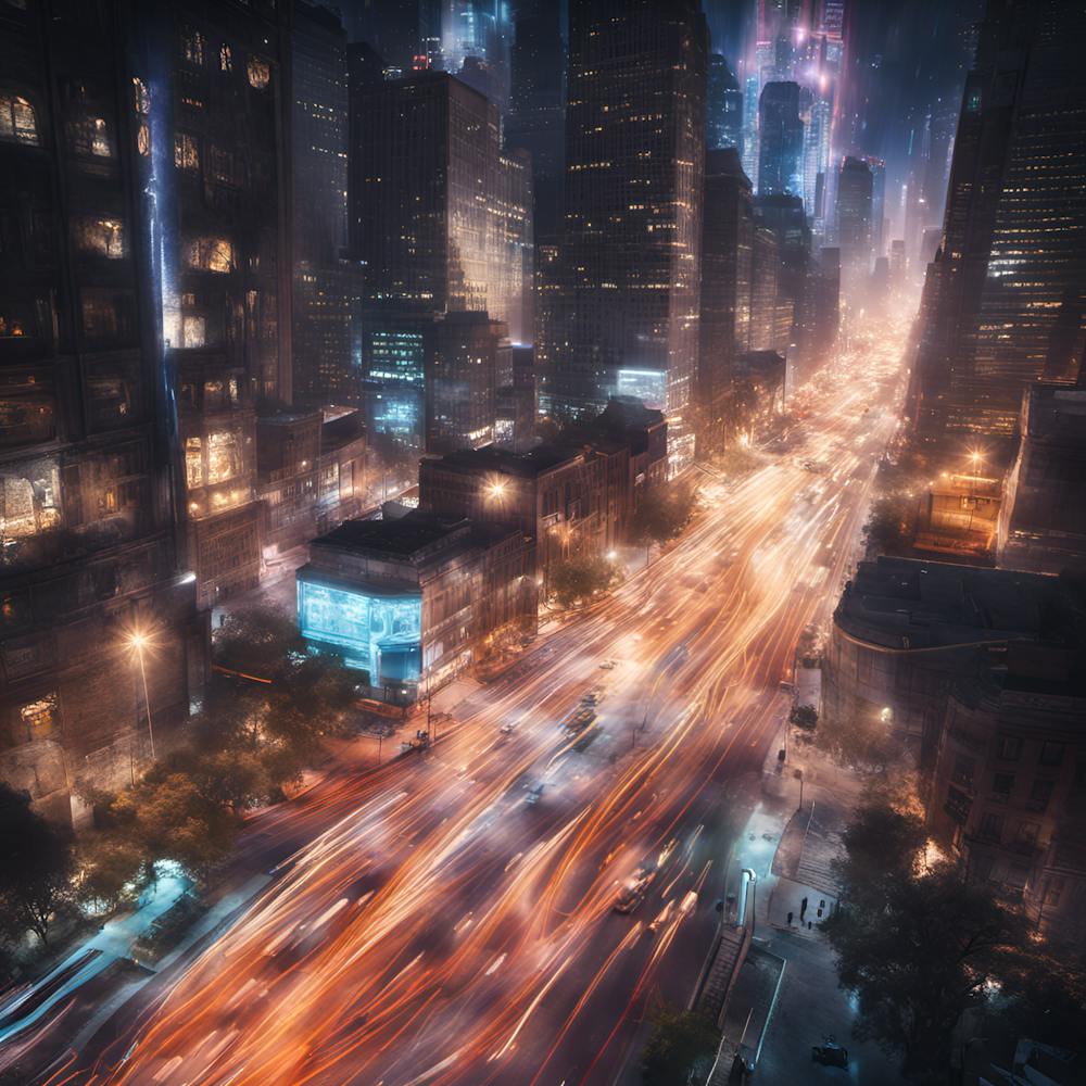 New York City Bei Nacht