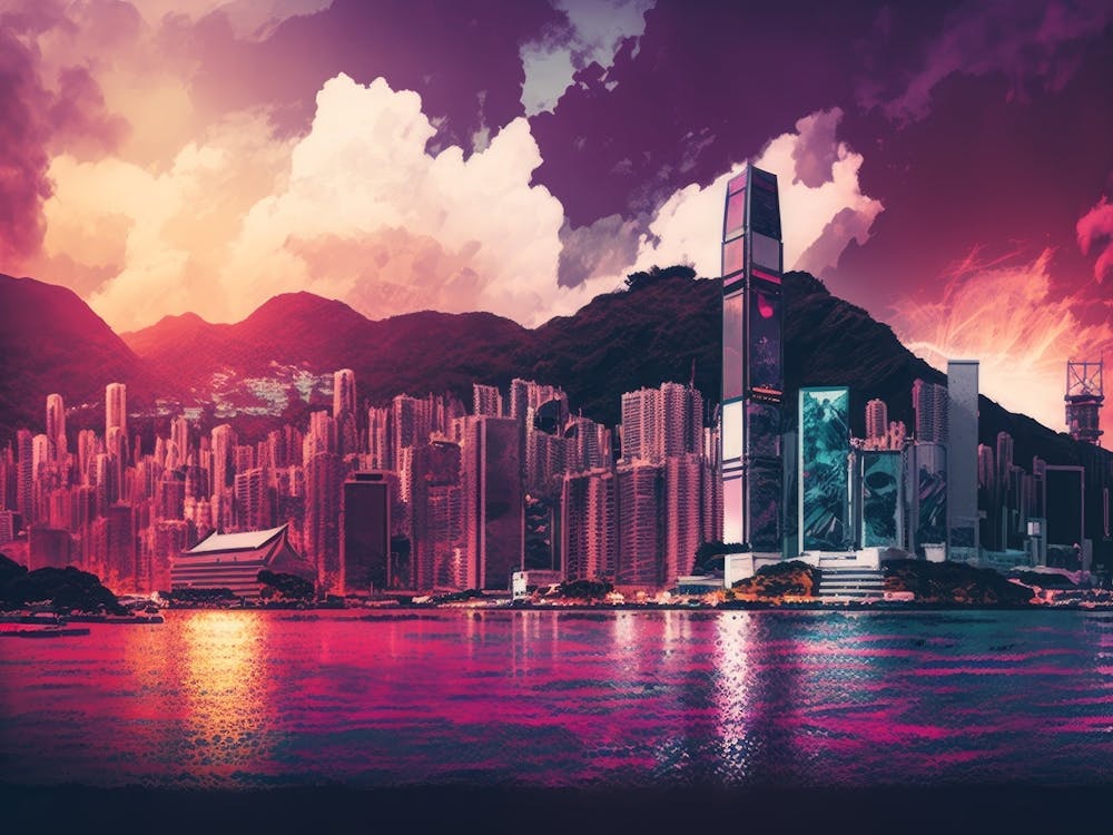 Hong City Skyline