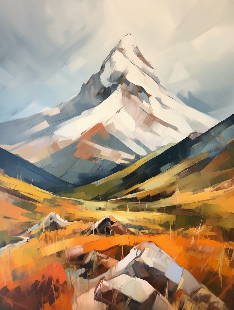 Ben Lui Scotland 3 Peinture de montagne