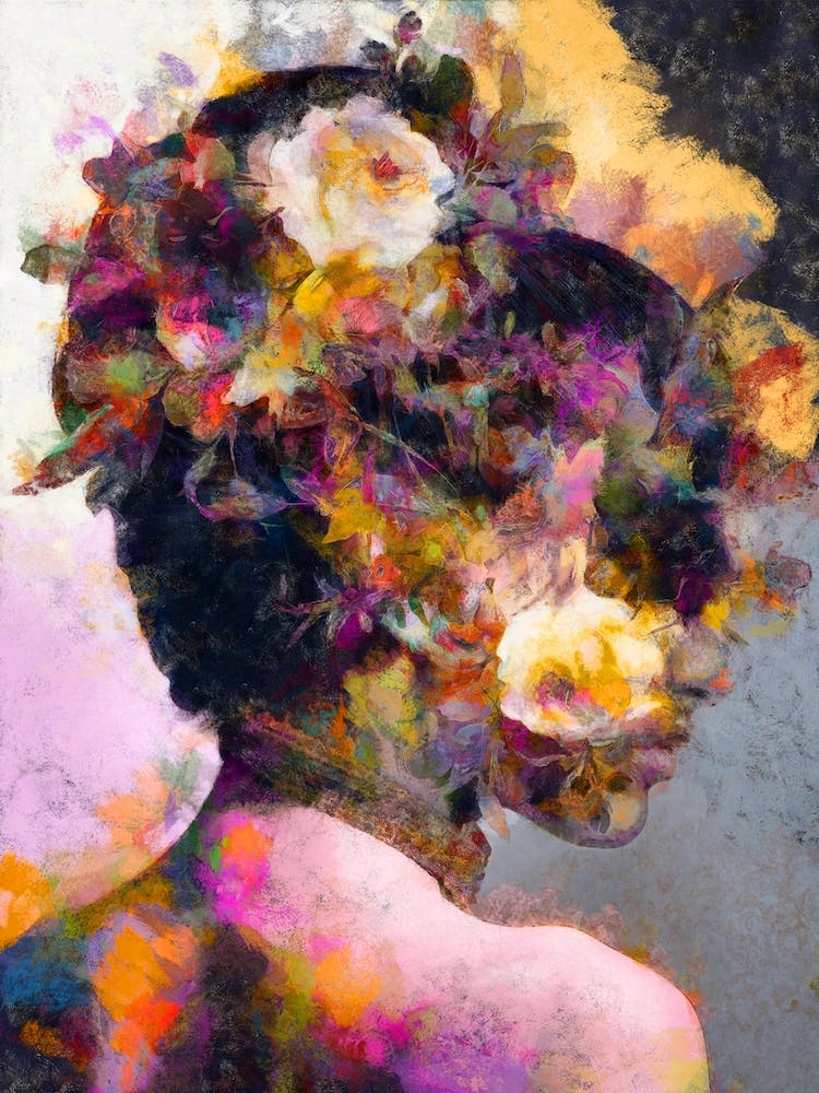 Abstract Woman Portrait