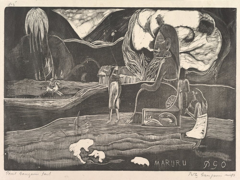 Maruru, Paul Gauguin
