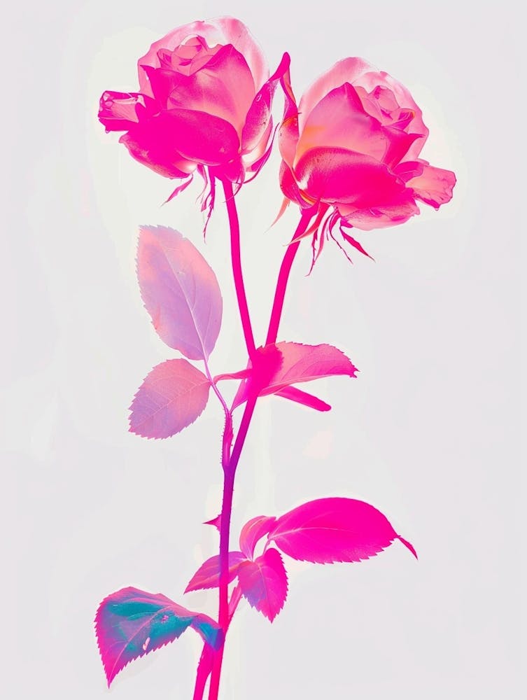 Hot Pink Rose 4