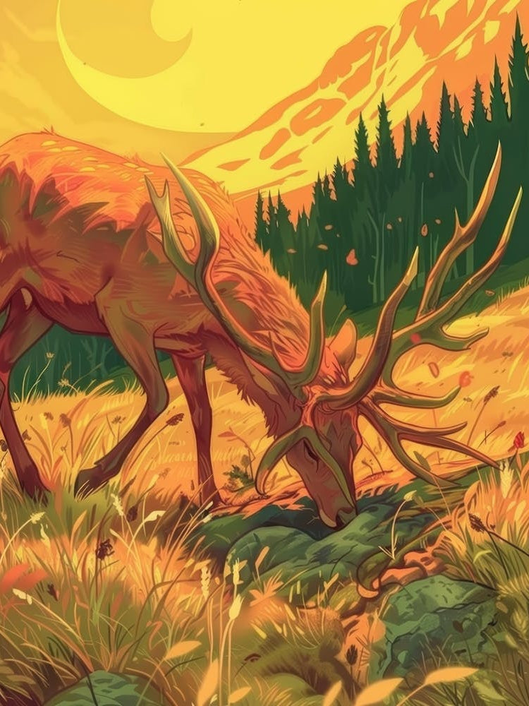 Deer Painting 1