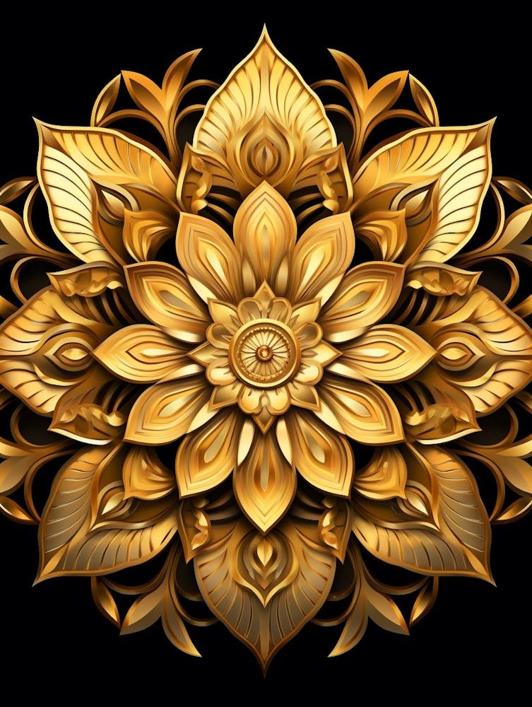 Symmetrical Mandalas Geometric Illustration 17