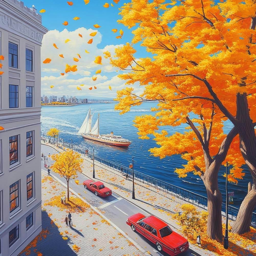 Autumn City Art