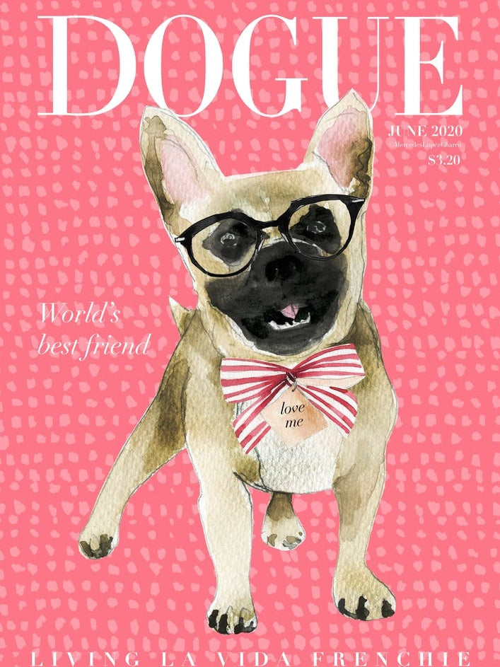 Frenchie Dogue Pink