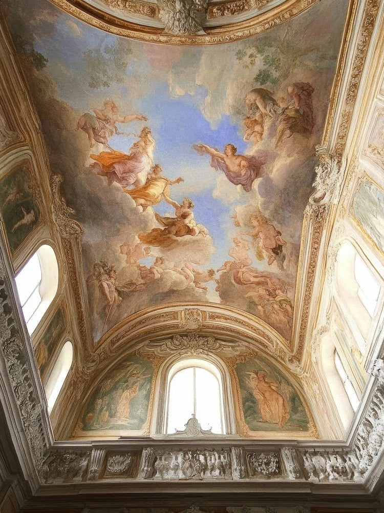 Ceiling Of A Church