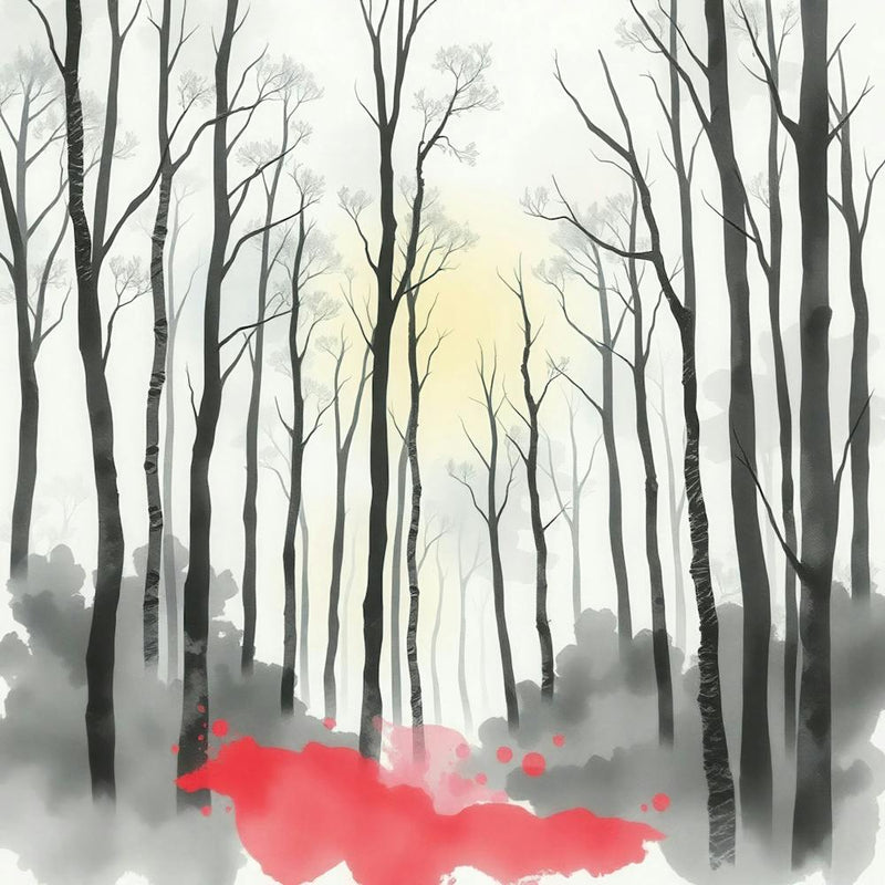 Sang Rouge Dans la Forêt