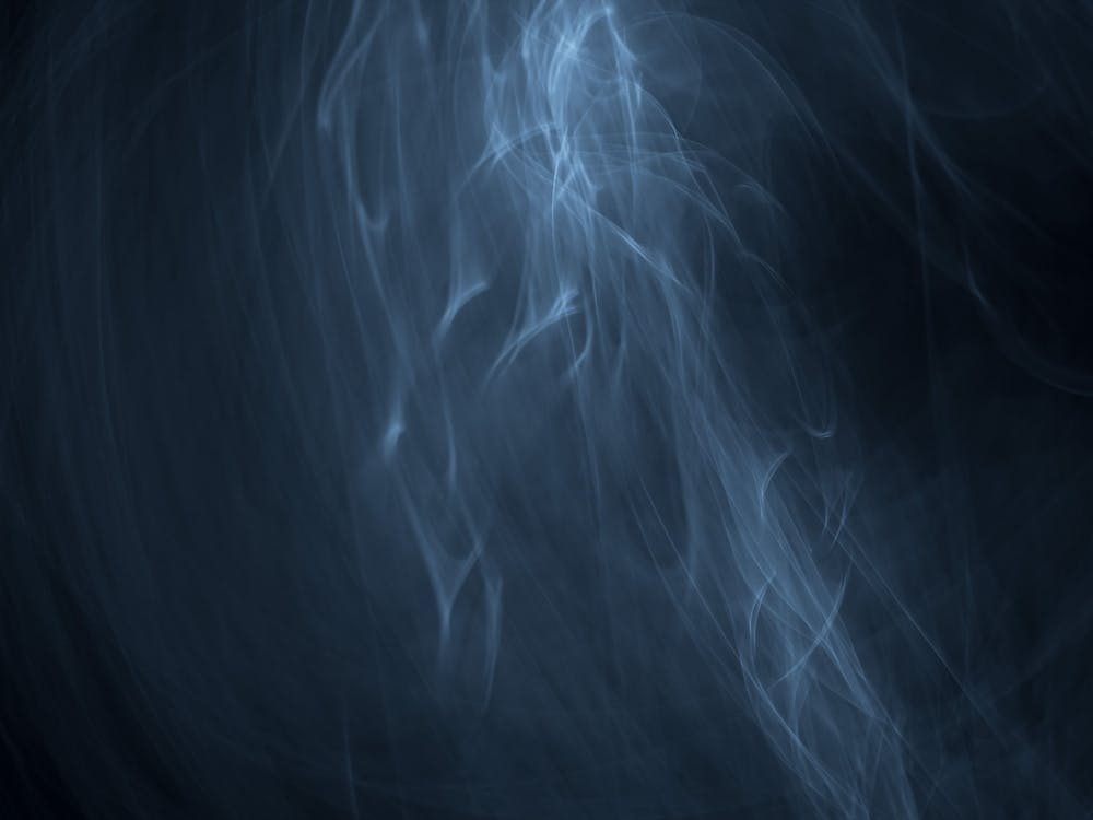 Glowing Abstract Curved Light Blue And White Lines 7