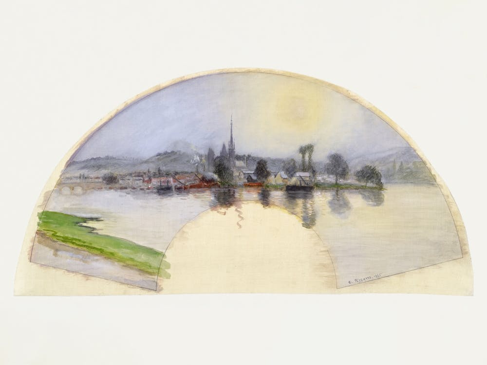 View Of Rouen (1885), Camille Pissarro