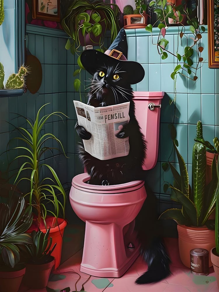 Halloween-Dekoration, Katzen-Dekoration