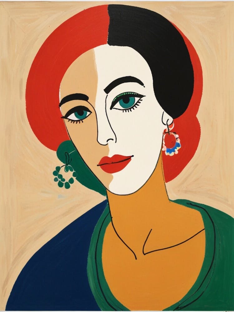 Woman With Earrings 1