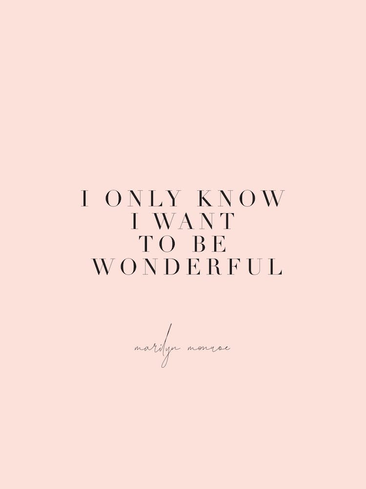 Marilyn Monroe Quote