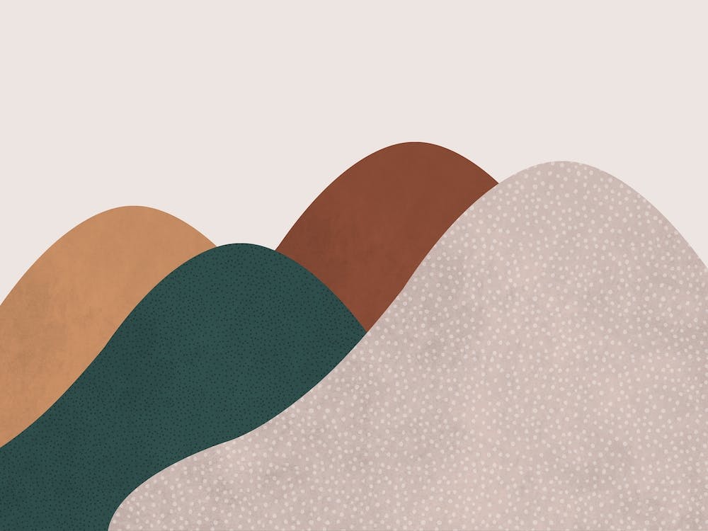 Hill Peaks Abstract