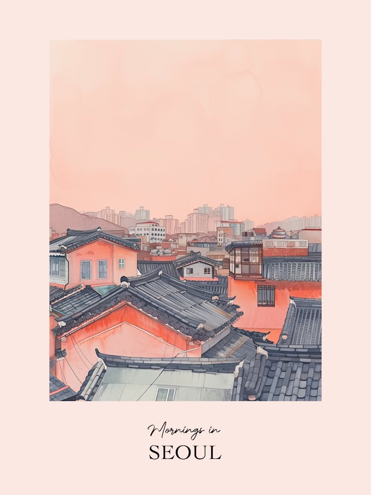 Mornings In Seoul Rooftops Morning Skyline 1