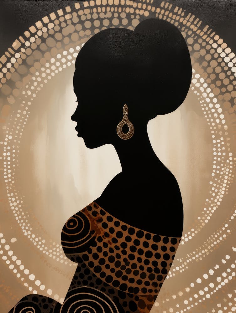 Silhouette de Femme Africaine 6