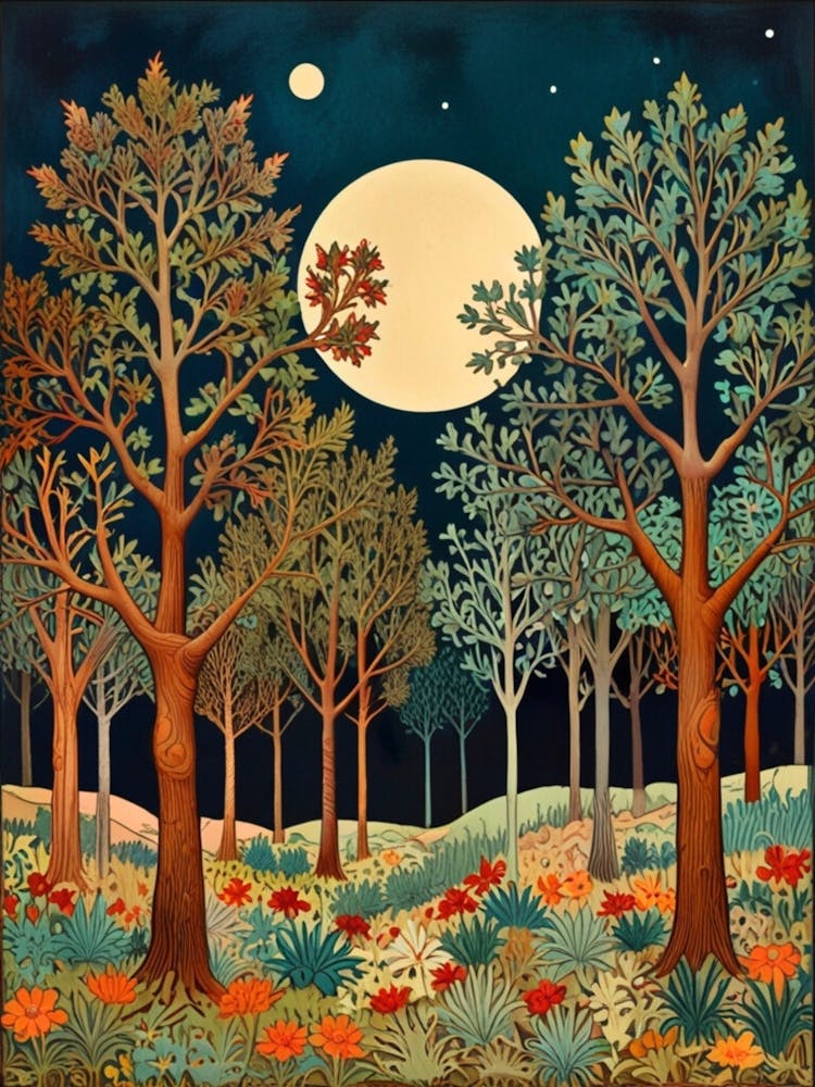 William Morris Moonlight Forest 11
