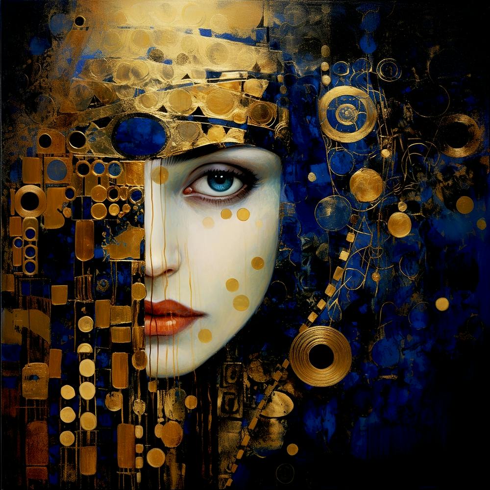 Goldene Frau