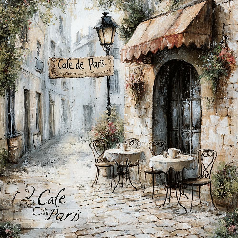 Cozy Parisian Caf