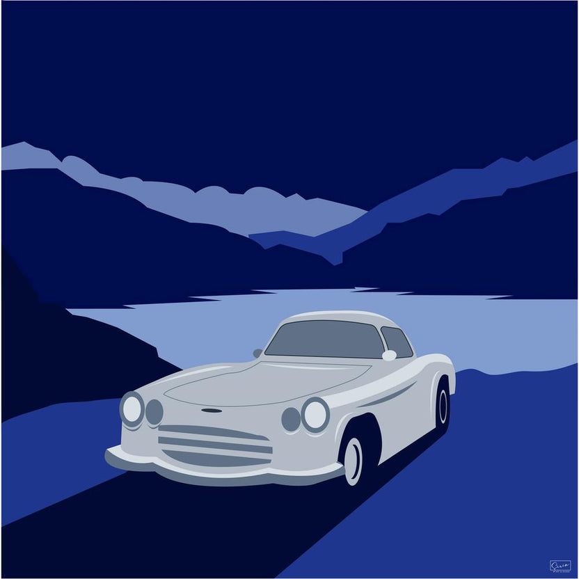 Aston Martin at Night