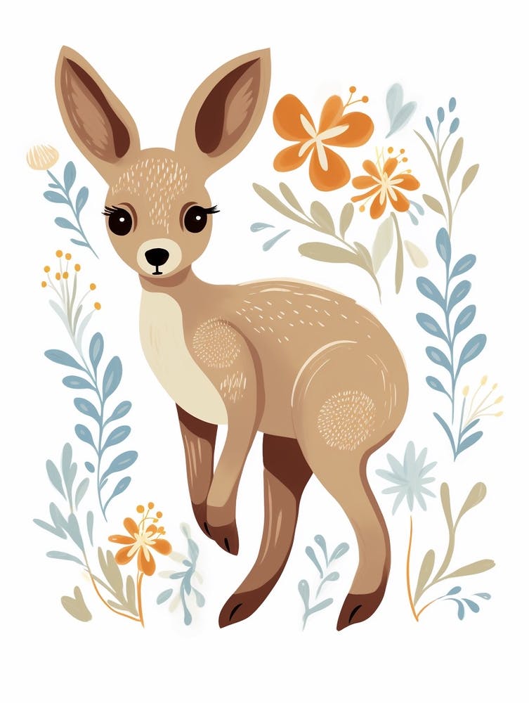 Baby Animal Illustration  Kangaroo 5