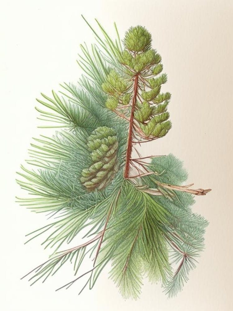Pine Herb Pencil Colour