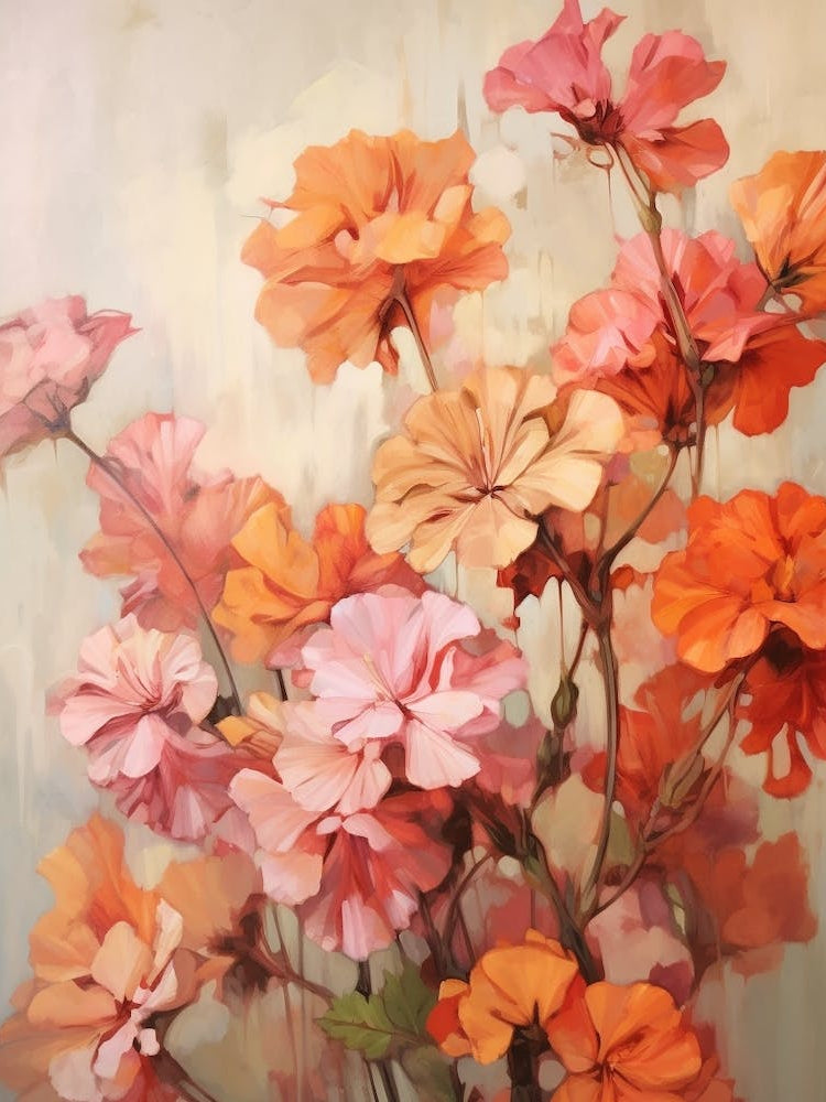 Fall Flower Painting Geranium 2