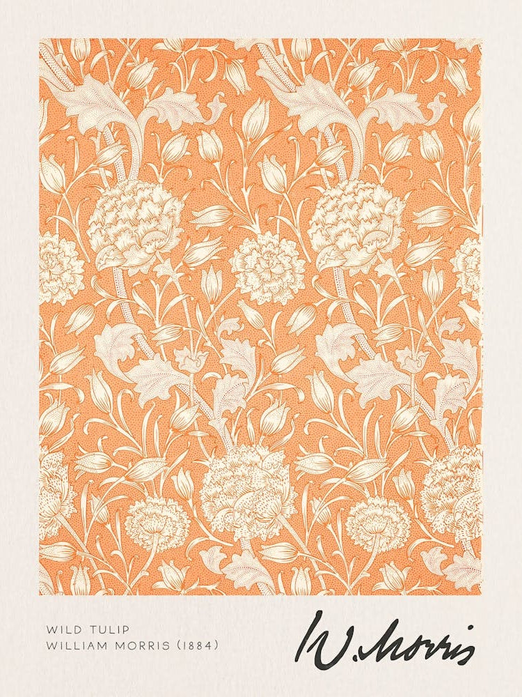 William Morris, Wild Tulip, William Morris Signature