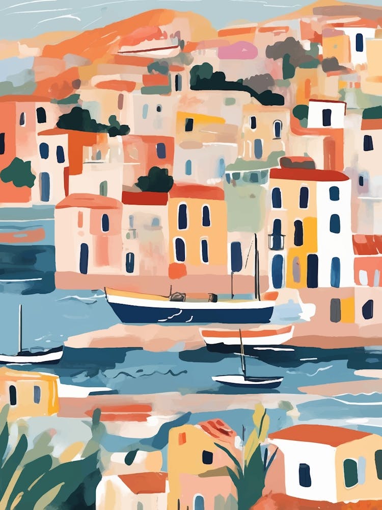 Sicily Colorful Mediterranean Harbor