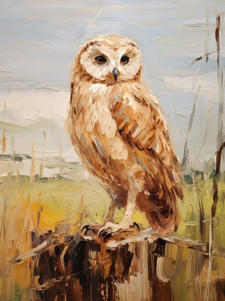 Bird Painting Owl 4